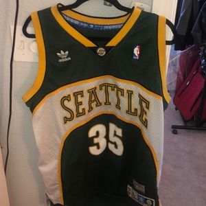 Throwback Kevin Durant SuperSonics Adidas Jersey